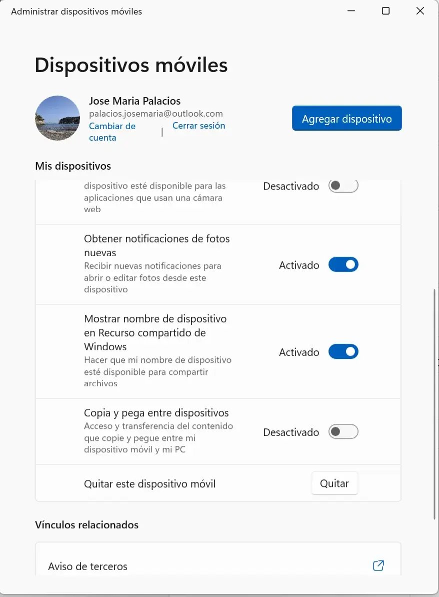 Administración de dispositivos móviles