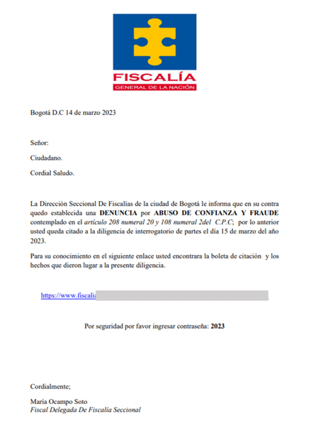 BlindEagle Phishing