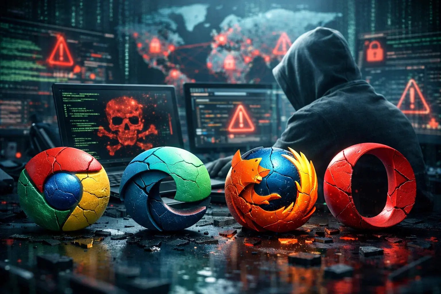 Ciberataque a navegadores web