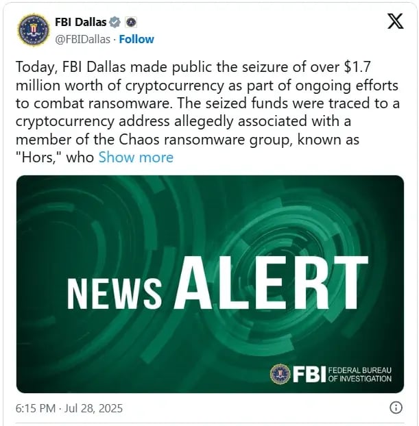 FBI alerta
