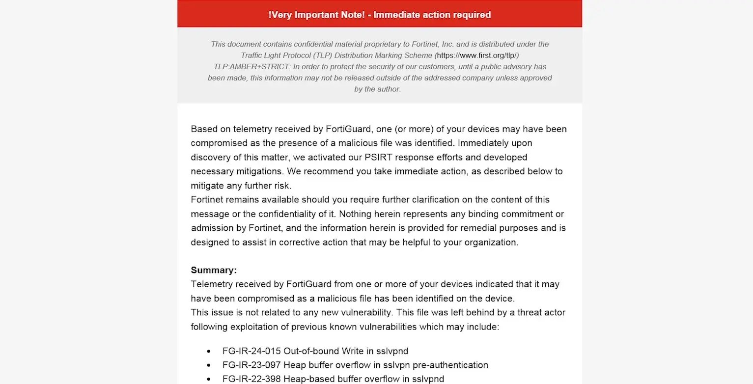 Fortinet-email