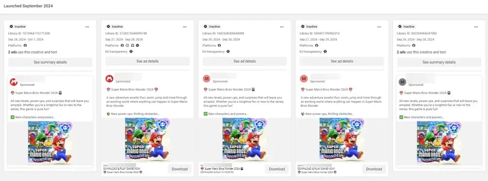 Mario bros malveristing