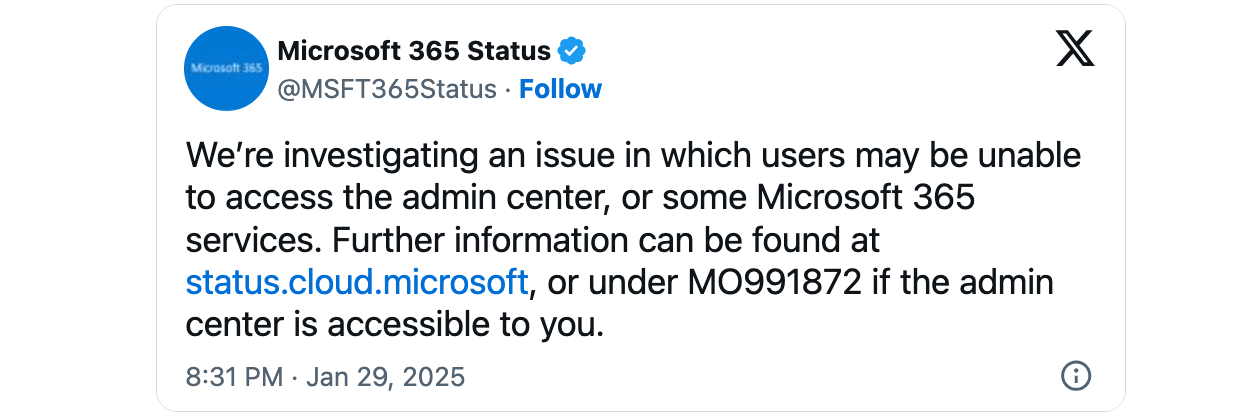 Microsoft-365-admin-enter-outage