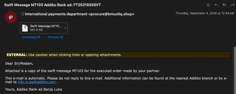Nuevo Spear Phishing