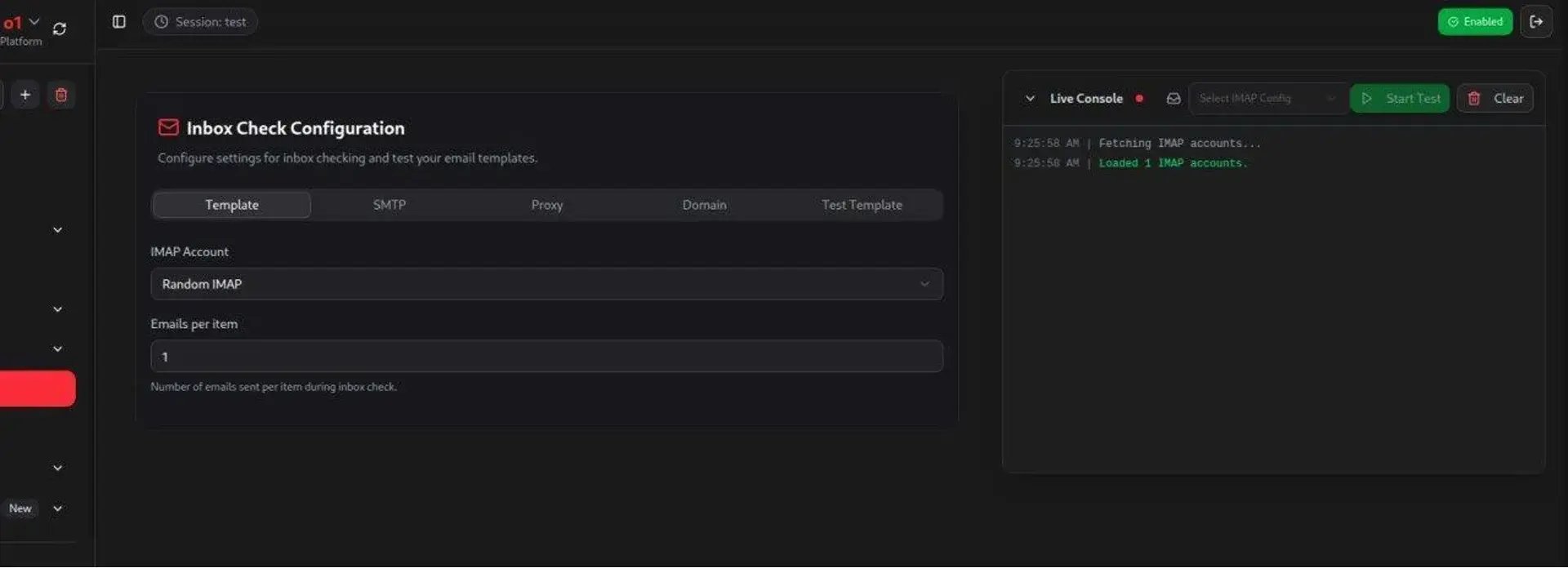 SpamGPT’s inbox check module