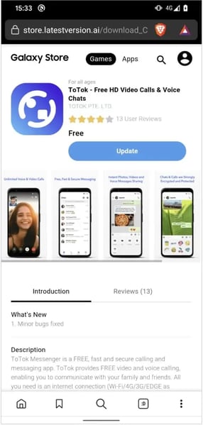 app falsa galaxy