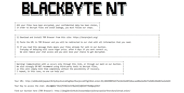 blackbyte ransomware