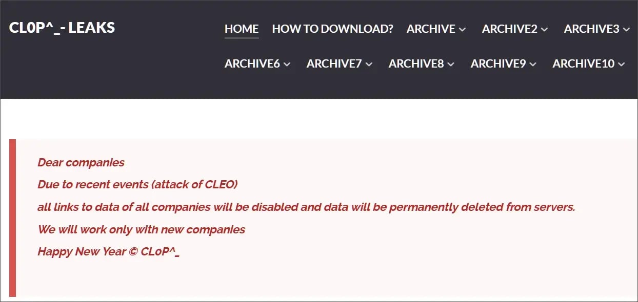 clop-leaks-message
