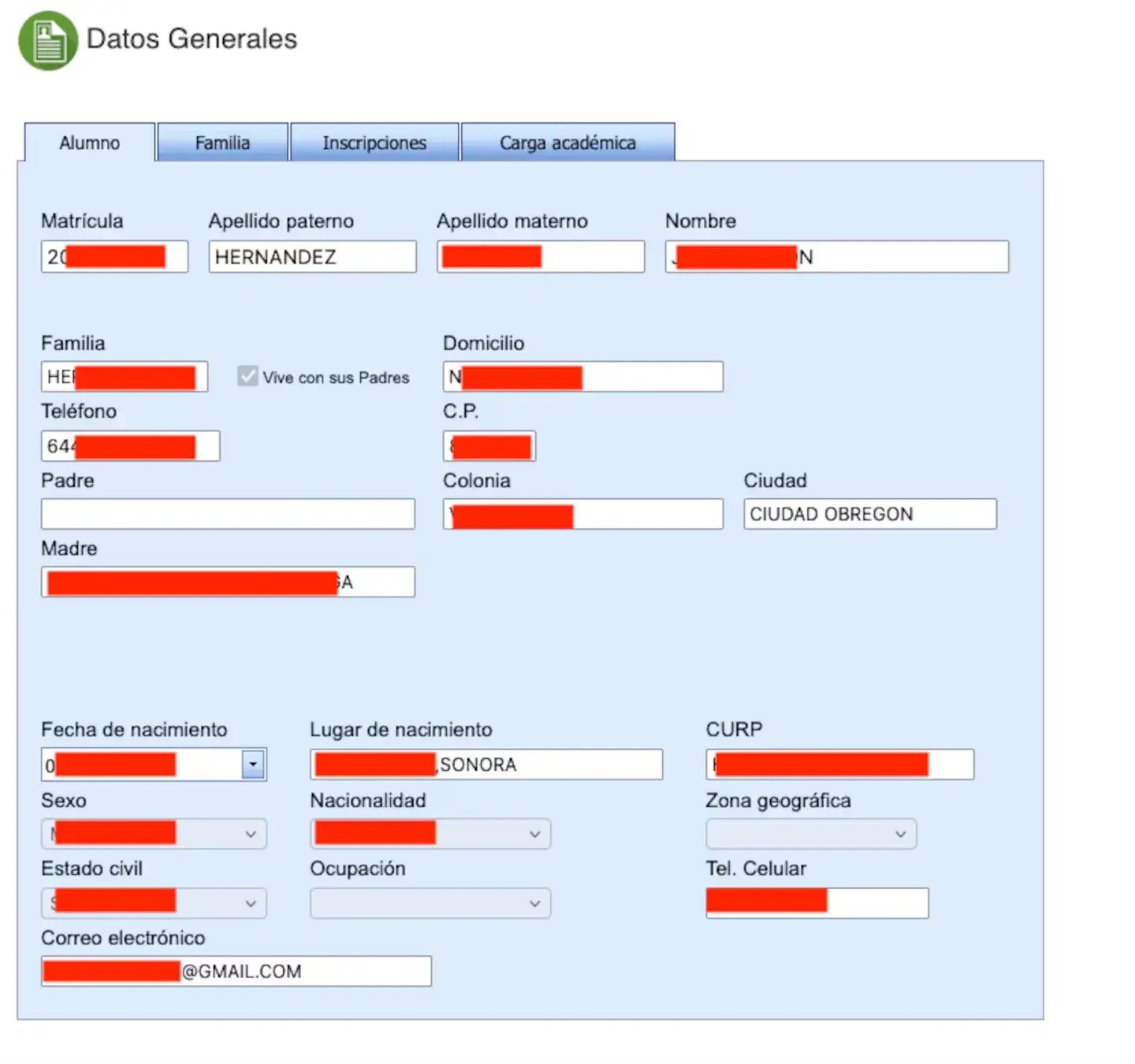 datos