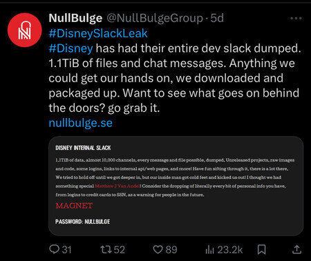hackeo a disney