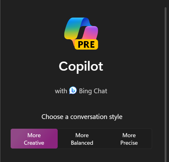 Iniciar conversacion con Copilot