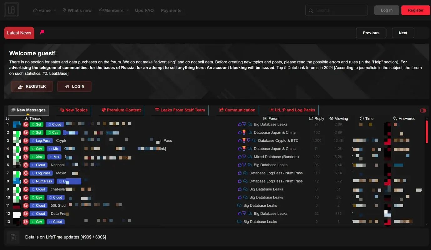leakbase-main-page