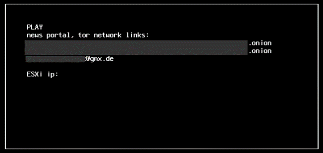 nota de rescate ransomware play
