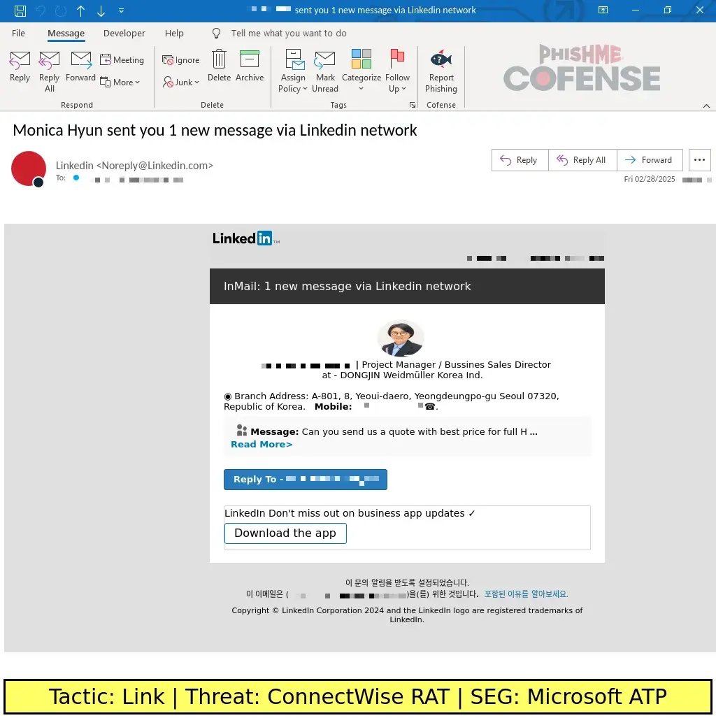 phishing linkedin