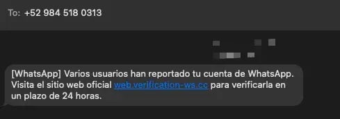 smishing mexico