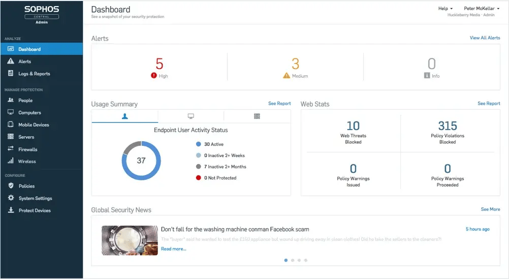 sophos central1