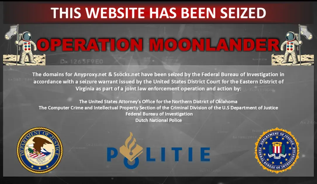 Operación Moonlander Desmanteló la Botnet Detrás de AnyProxy y 5Socks