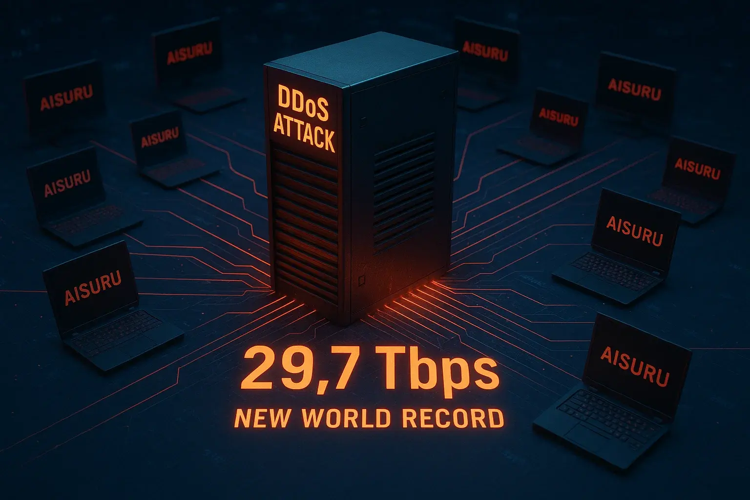 Botnet Aisuru: Cómo logró el Ataque DDoS Récord de 29,7 Tbps