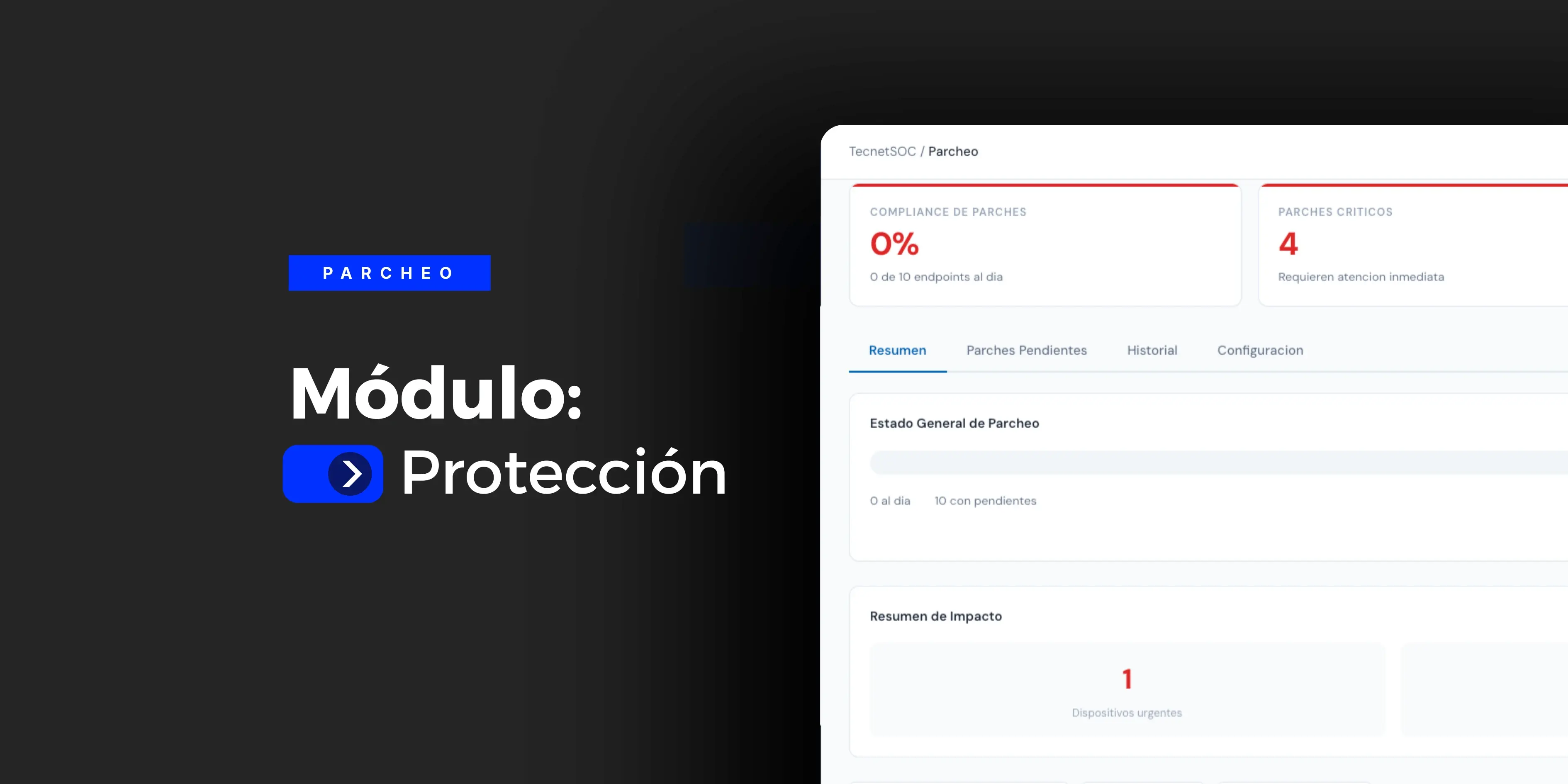 Módulo de Parcheo de TecnetSOC: Control de Actualizaciones
