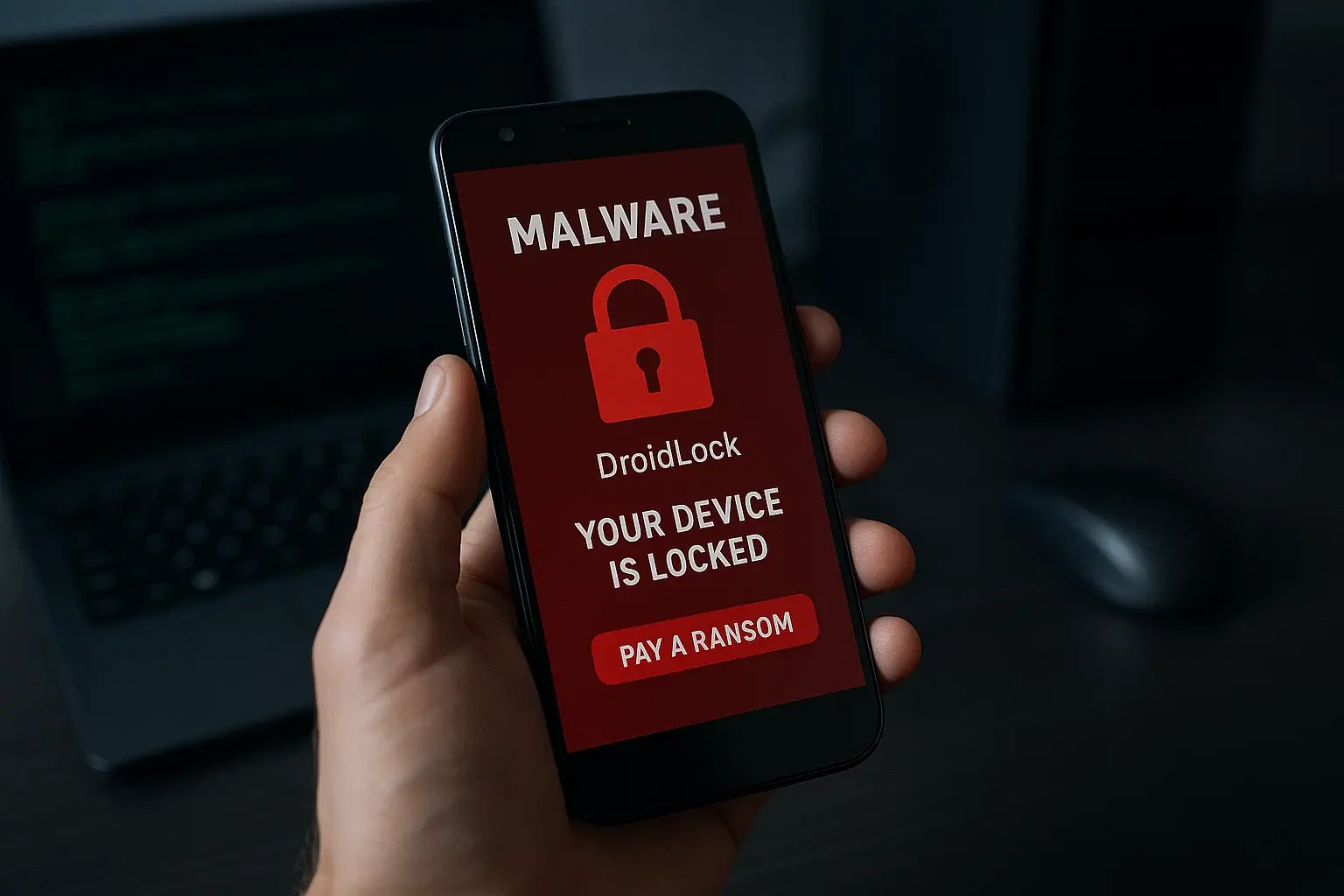DroidLock: Nuevo Malware Bloquea tu Teléfono y Exige un Rescate