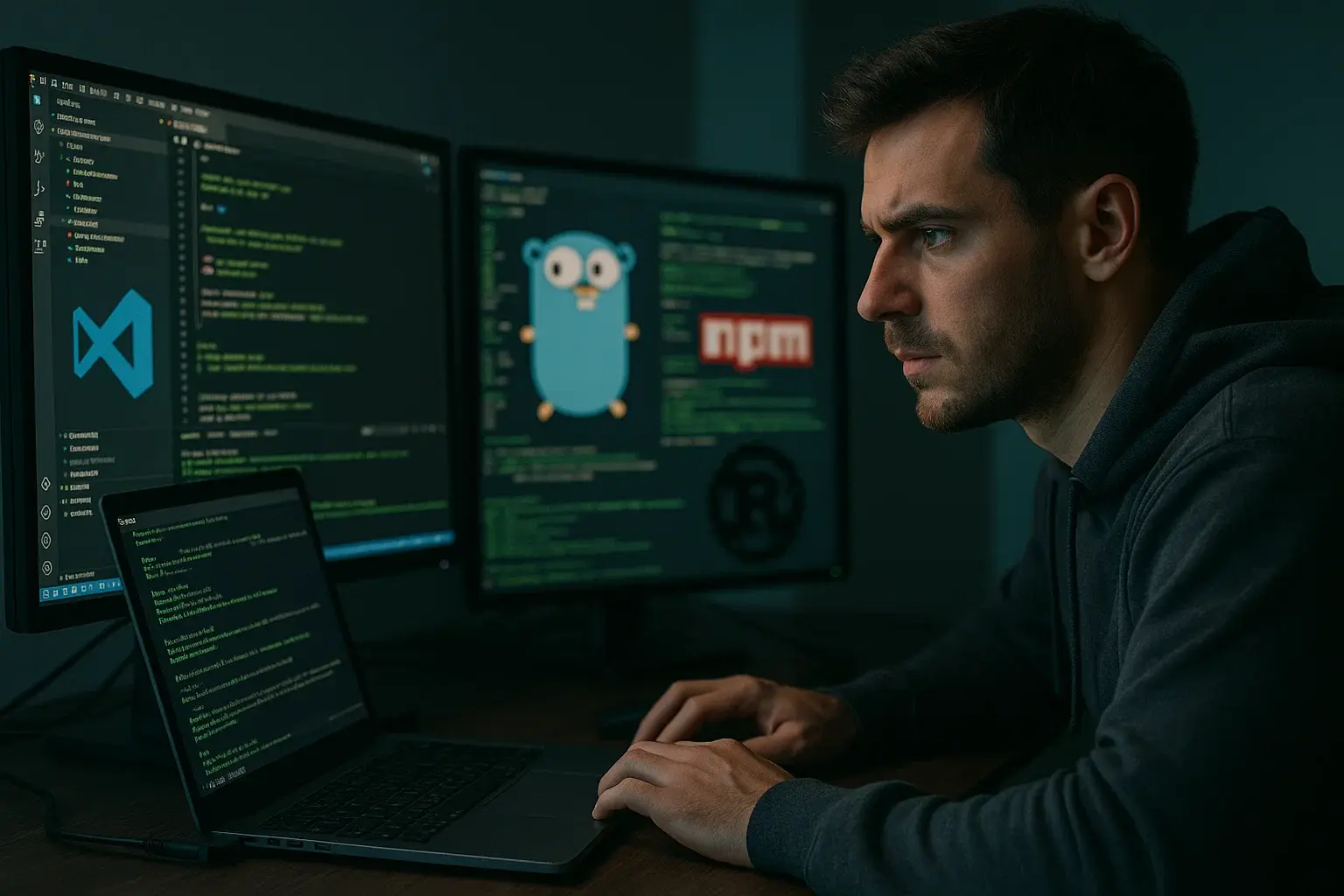 Extensiones Maliciosas en VS Code, Go, npm y Rust