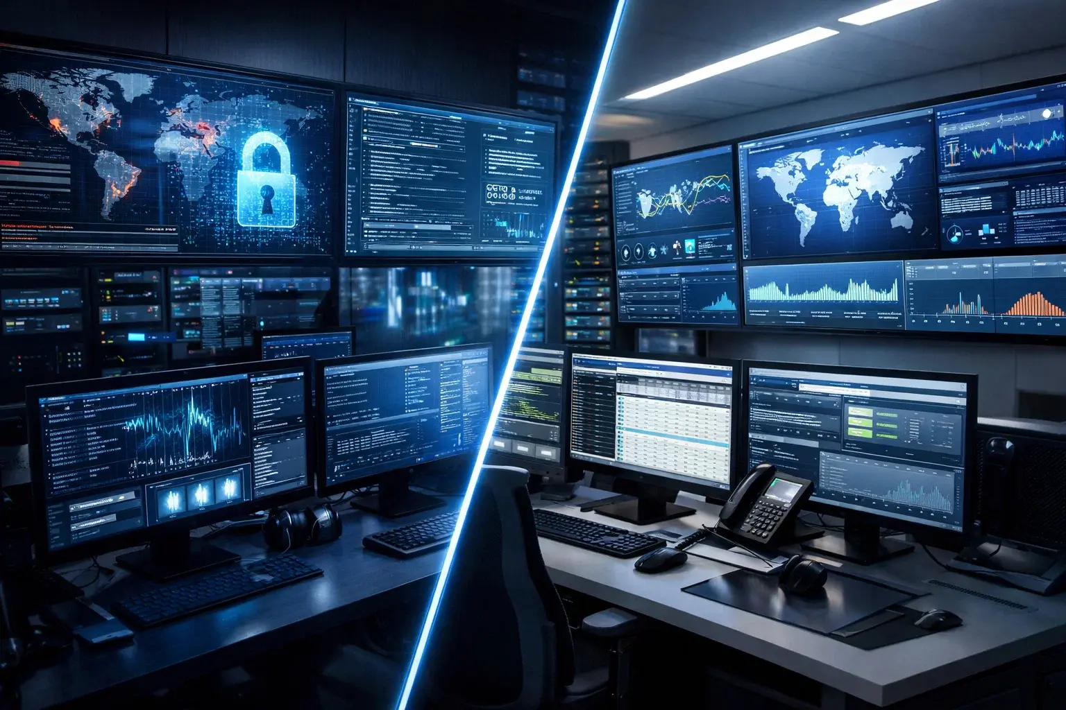 NOC vs SOC: Entendiendo las Diferencias