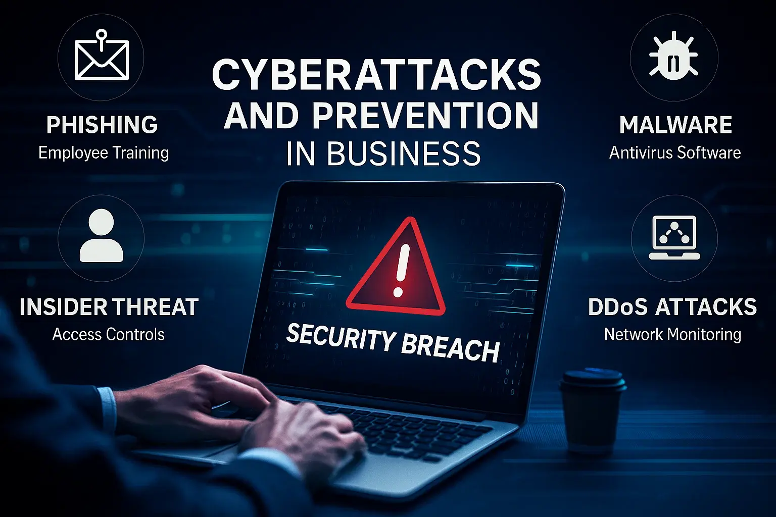 Tipos de Ciberataques Más Comunes en Empresas y Cómo Prevenirlos