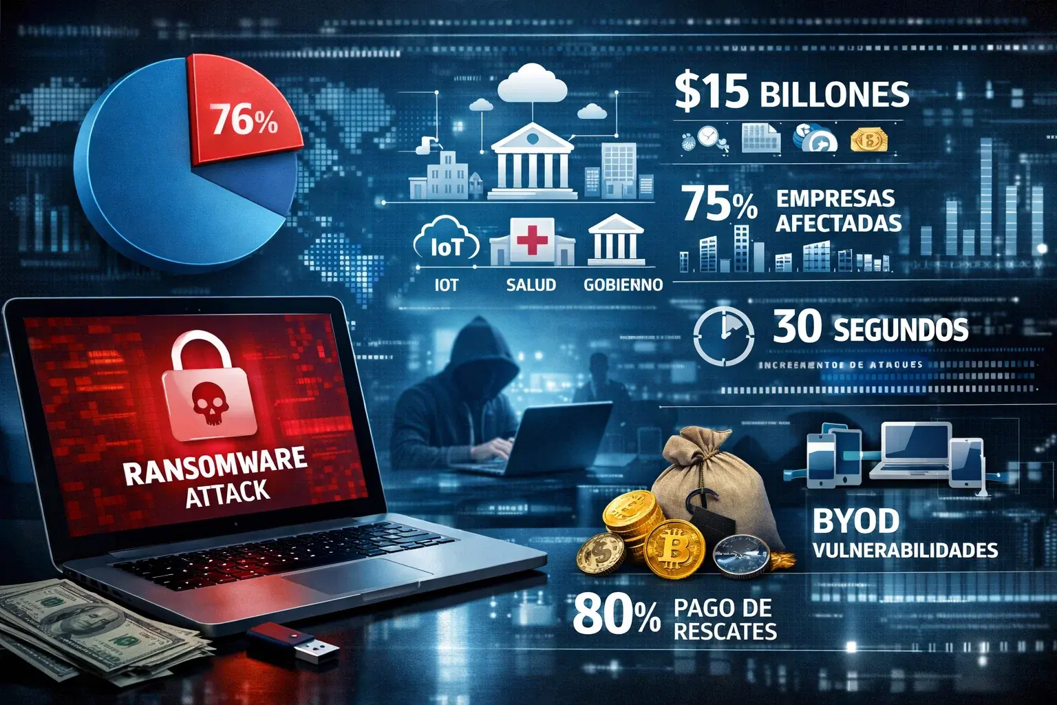 Principales Estadísticas Sobre Ransomware en 2025 que Debes Conocer