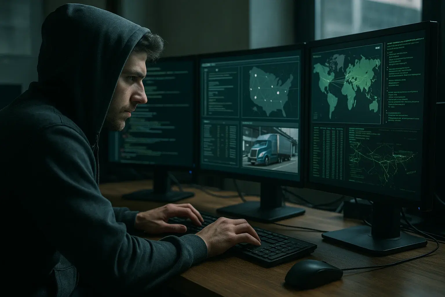 Ciberdelincuentes Usan Software Remoto para Robar Carga Logística